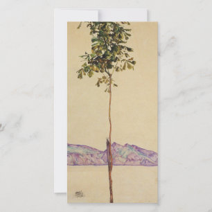 Egon Schiele - Little Tree Chestnut Tree At Lake Holiday Card