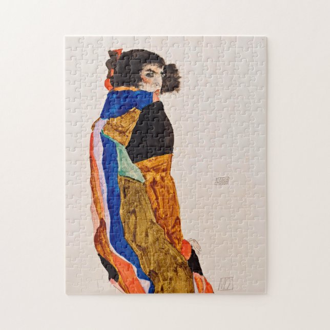 Egon Schiele - Moa Jigsaw Puzzle (Vertical)