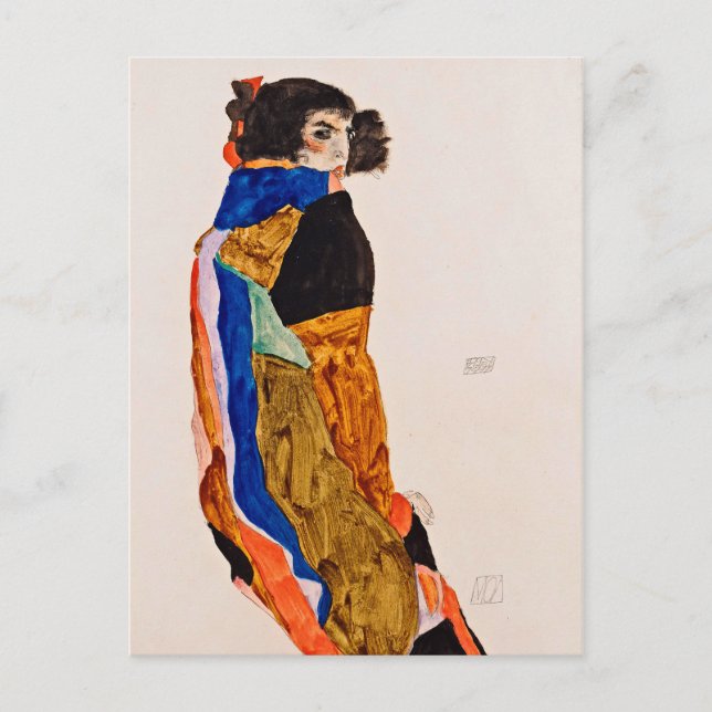Egon Schiele - Moa Postcard (Front)
