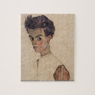 Egon Schiele - puzzle d'autoportrait