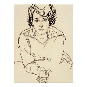 Egon Schiele -Seated Woman Poster