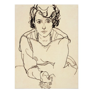 Egon Schiele -Seated Woman Poster