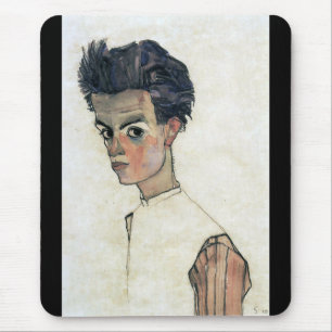 Egon Schiele , "Self Portrait , 1914" Mouse Pad