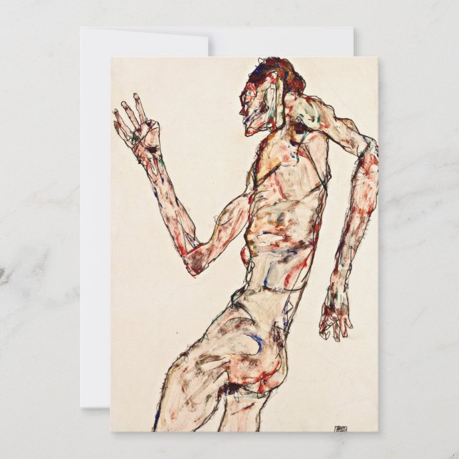 Egon Schiele - The Dancer Announcement (Front)