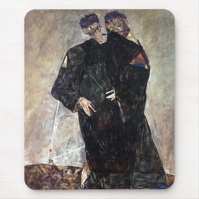 Egon Schiele The Hermits Mouse Pad (Front)