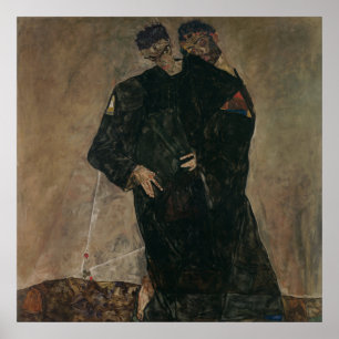 Egon Schiele The Hermits Poster