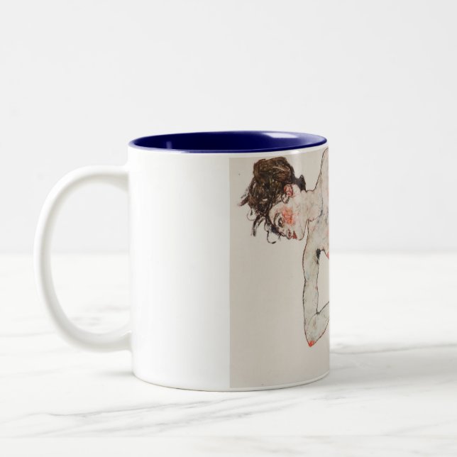 EGON SCHIELE Two-Tone COFFEE MUG (Left)