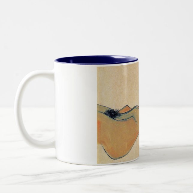 EGON SCHIELE Two-Tone COFFEE MUG (Left)