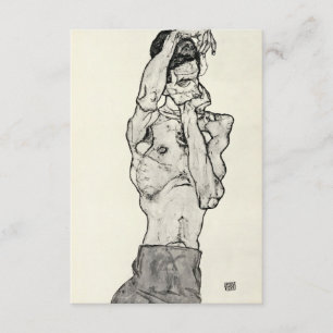 Egon Schiele - Zeichnungen II. Enclosure Card