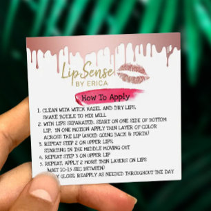 Égoutture rose d'or de Lipsense comment