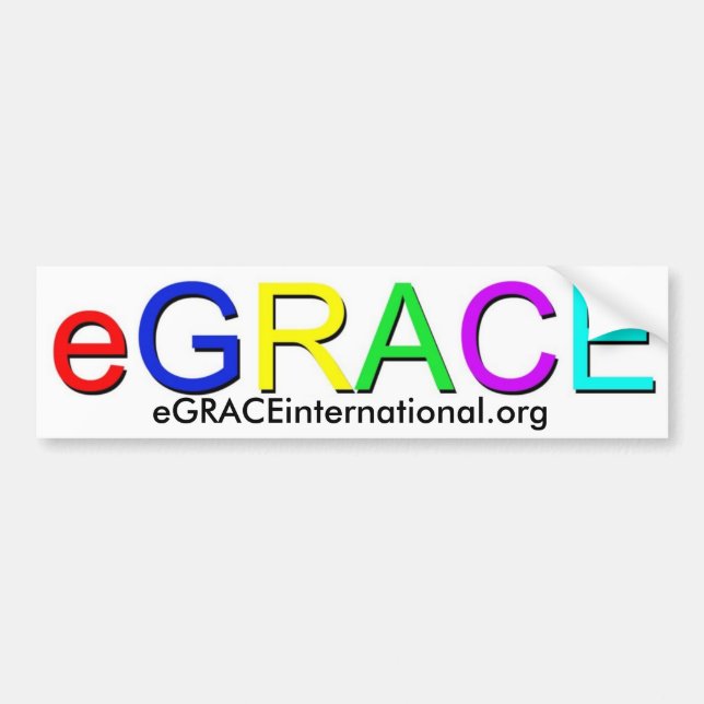eGRACE: The Bumper Sticker (Front)