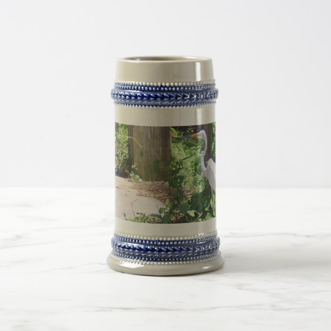 Egret Beer Stein (Center)