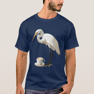 Egret Bird boy T-Shirt