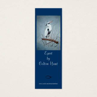 Egret Bookmark by Colton Hunt