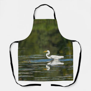 Egret Fish Feast Apron