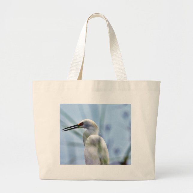 Egret Large Tote Bag (Front)