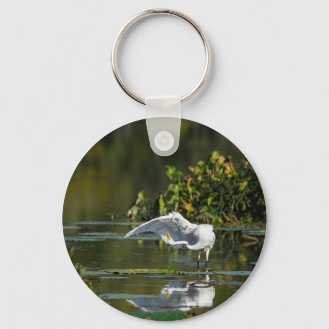 Egret Wing Exam Keychain (Front)