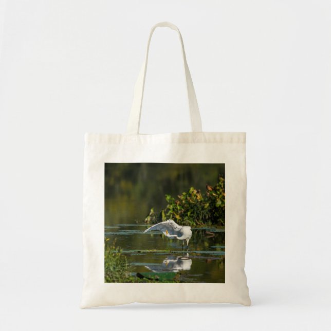 Egret Wing Exam Tote Bag (Front)
