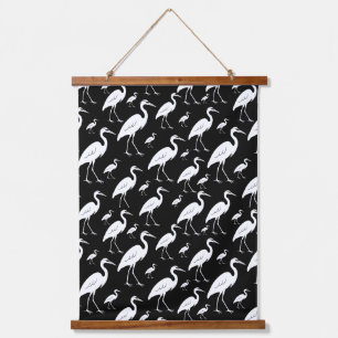Egrets hanging tapestry