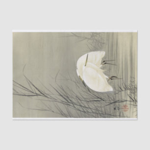 Egrets in Swamp by Ohara Koson Tissue Paper