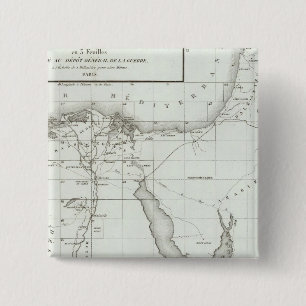 Egyopt and Palestine 2 Inch Square Button