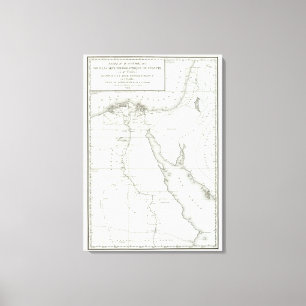 Egyopt and Palestine Canvas Print