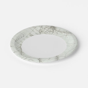 Egyopt and Palestine Paper Plate