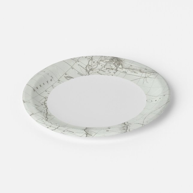 Egyopt and Palestine Paper Plate (Angled)