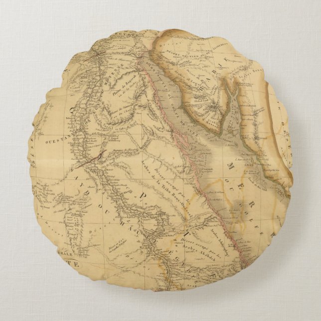 Egypt 7 round pillow (Front)