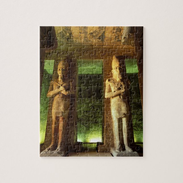 Egypt, Abu Simbel, Statue of Ramesses II, Jigsaw Puzzle (Vertical)