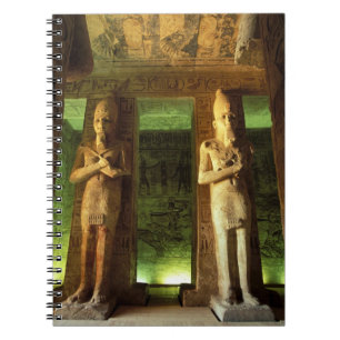 Egypt, Abu Simbel, Statue of Ramesses II, Notebook