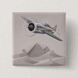 Egypt adventure 2 inch square button