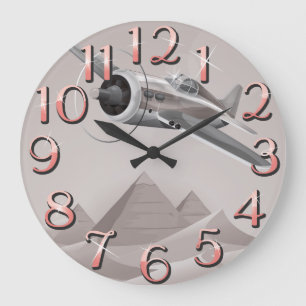 Egypt adventure large clock