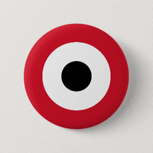 Egypt Air Force Roundel 2 Inch Round Button