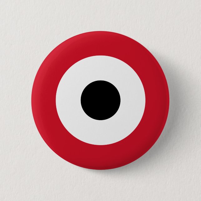 Egypt Air Force Roundel 2 Inch Round Button (Front)