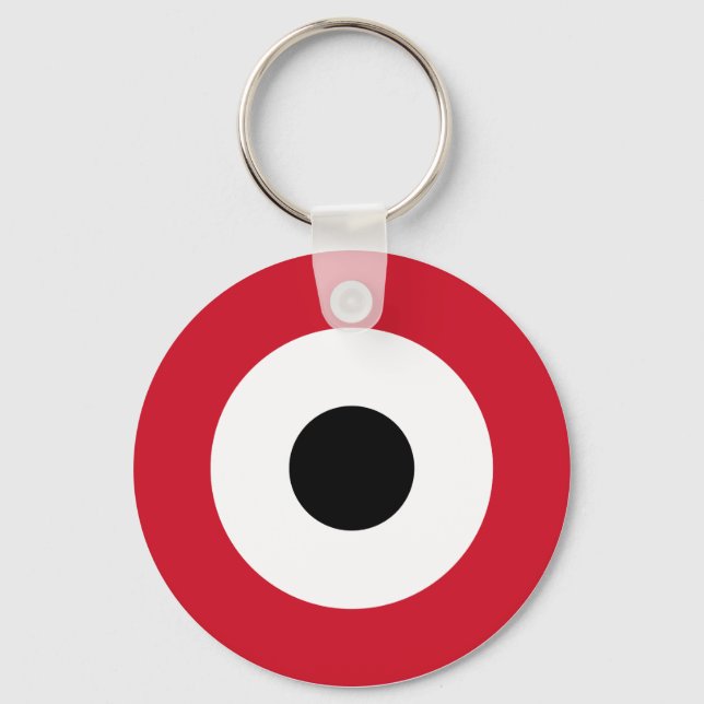 Egypt Air Force Roundel Keychain (Front)