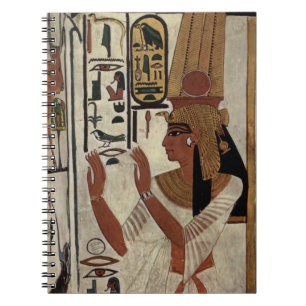 Egypt Ancient Pharaoh Tombs Colourful Painting Art Notebook