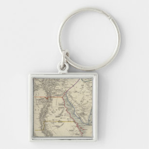 Egypt, And Arabia Petraea Keychain