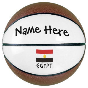 Egypt and Egyptian Flag Personalized Basketball