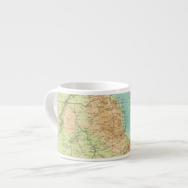Egypt and the Nile Espresso Cup (Front Left)