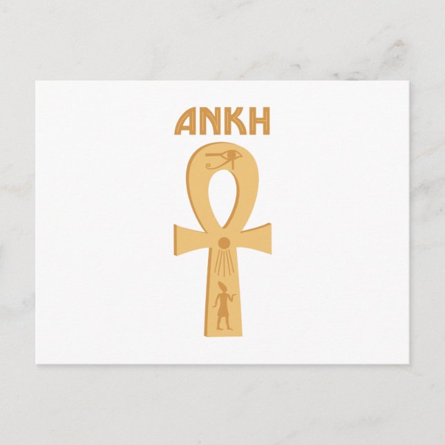 Egypt Ankh Postcard (Front)