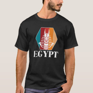 Egypt Anubis Pharaoh Sphinx And Pyramid Of Giza Ni T-Shirt