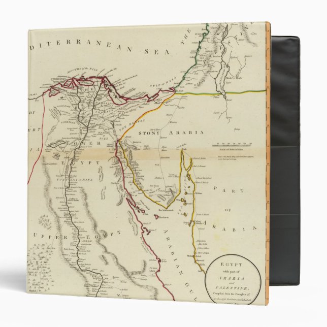 Egypt, Arabia, Palestine Binder (Front/Inside)