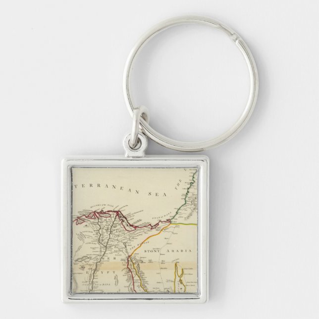 Egypt, Arabia, Palestine Keychain (Front)