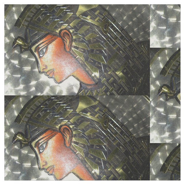 Egypt Art Fabric (Close Up)