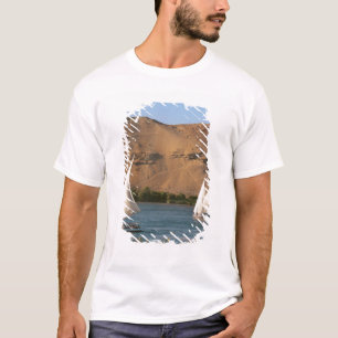 Egypt, Aswan, Nile River, Felucca sailboats, T-Shirt