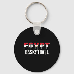 Egypt Basketball Fans Jersey Proud Egyptian Sport Keychain