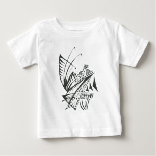 Egypt Black White Abstract Tribal Tattoo Art Baby T-Shirt