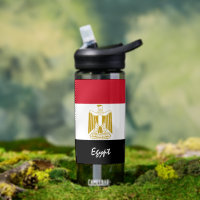 Egypt bottle, patriotic Egyptian Flag