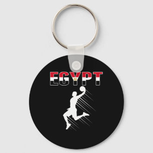 Egypt Bysketbyll Fans Jersey - Egyptian Flag Slam Keychain